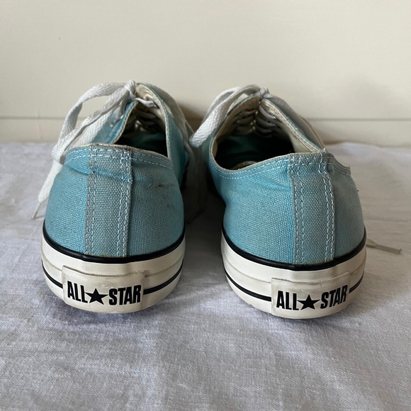 Converse Low Top Sneakers Chuck Taylor Mens Sz 13 Light Blue - Picture 4 of 8